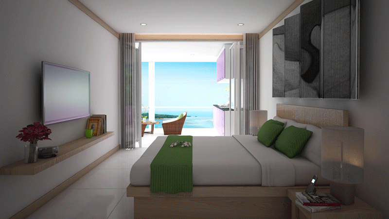 rawai beach view residence - Bedroom 2